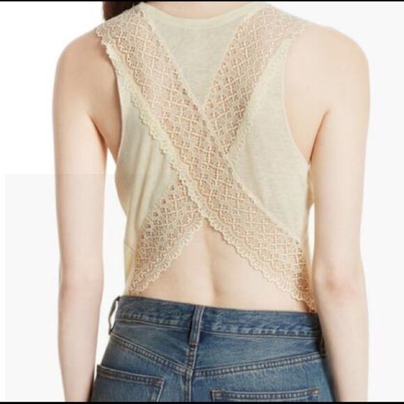 -Free People Peony Lace Tank Top - Picture 1 of 9